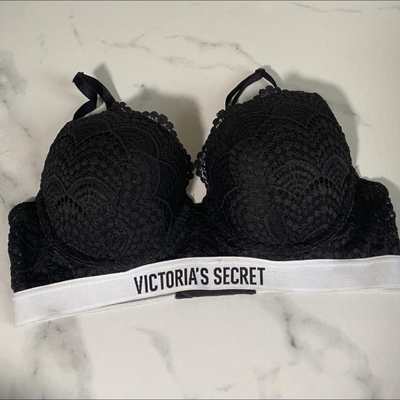 Black Victoria Secret Bra Size 34B - Depop