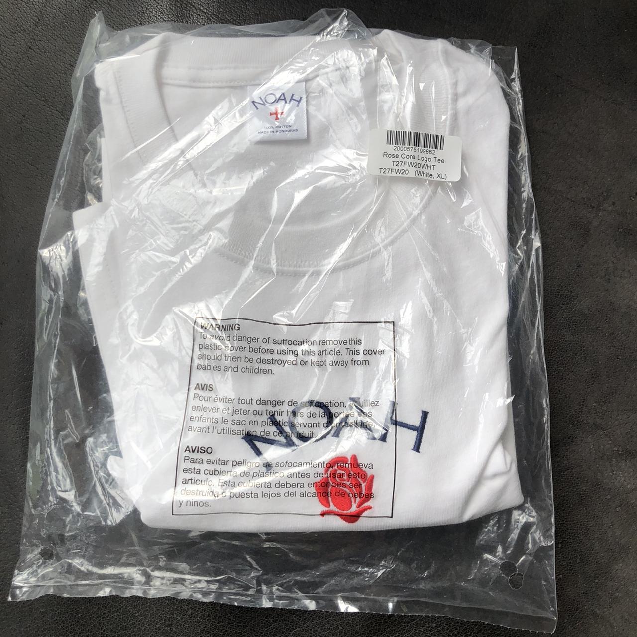 Noah Embroidered Rose Logo Tee size XL brand new - Depop