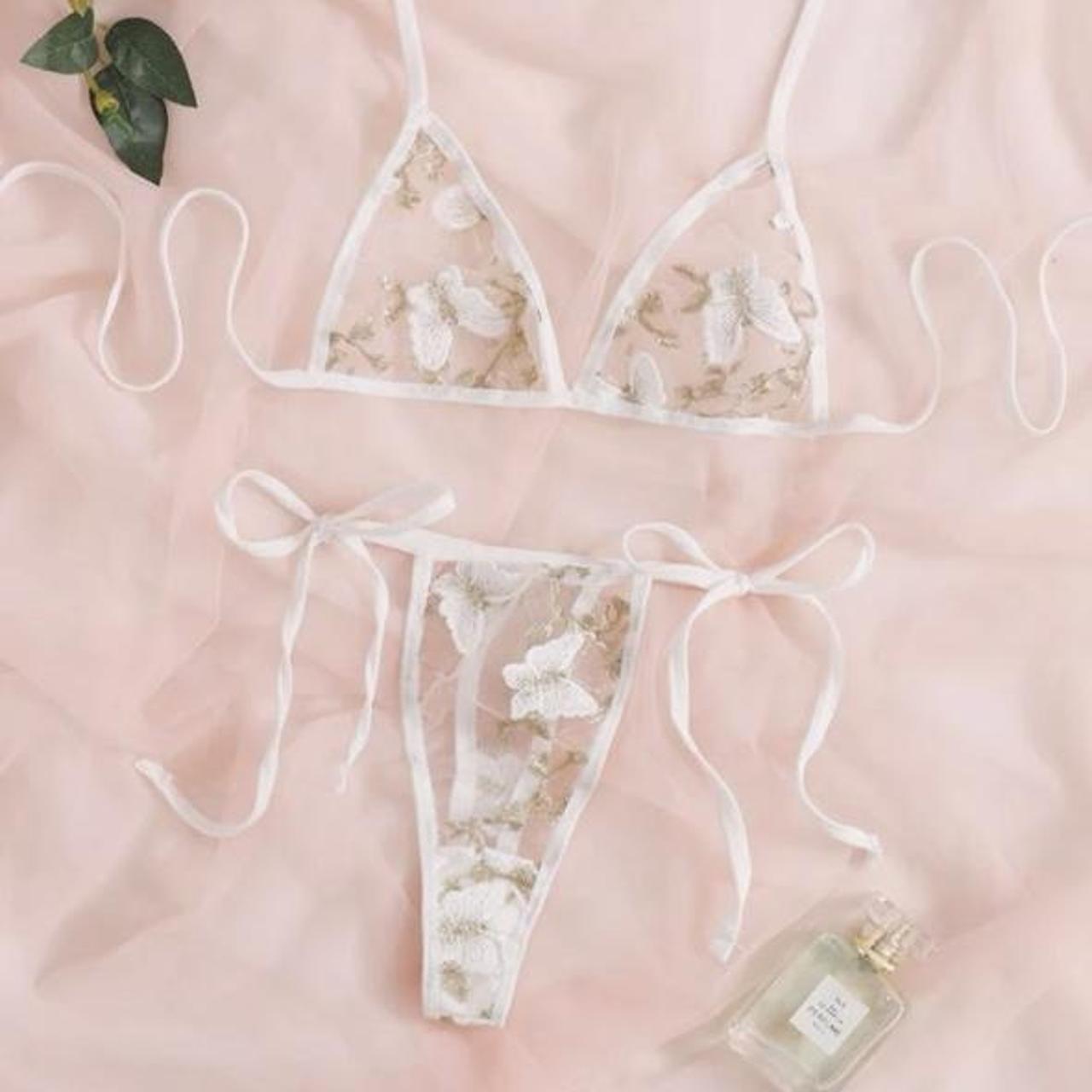 Is That The New Embroidered Floral Sheer Mesh Lingerie Set ??