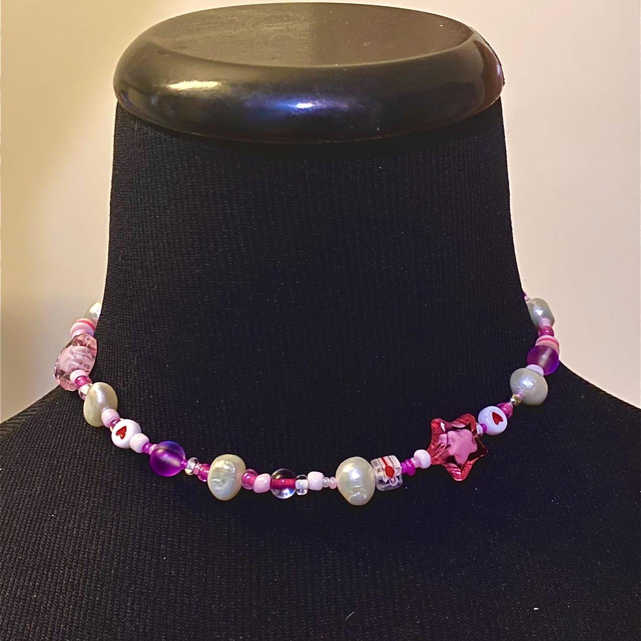 Bronica Women's Pink and Silver Jewellery (4)