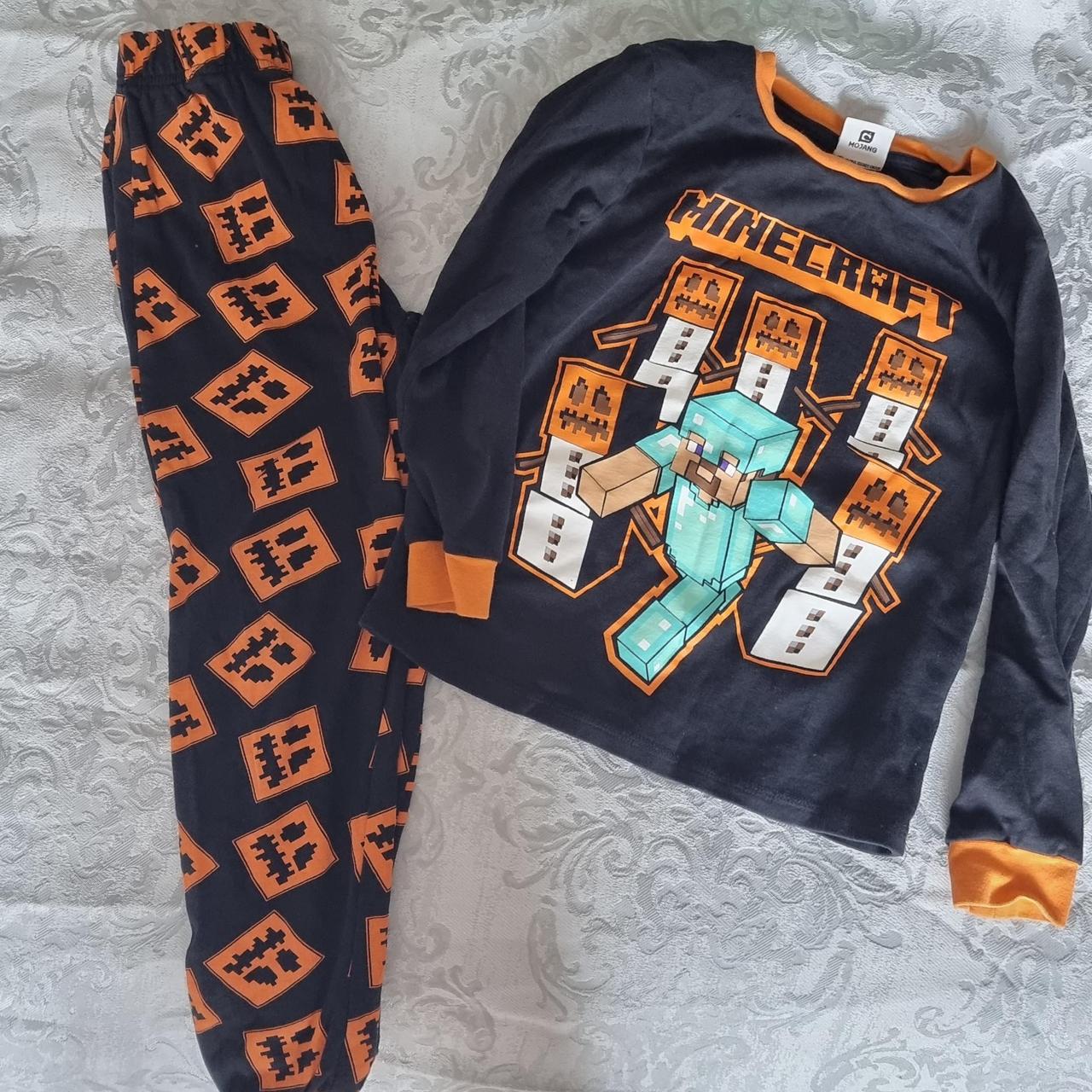 Boys minecraft pyjamas, Halloween theme. Age 89.... Depop