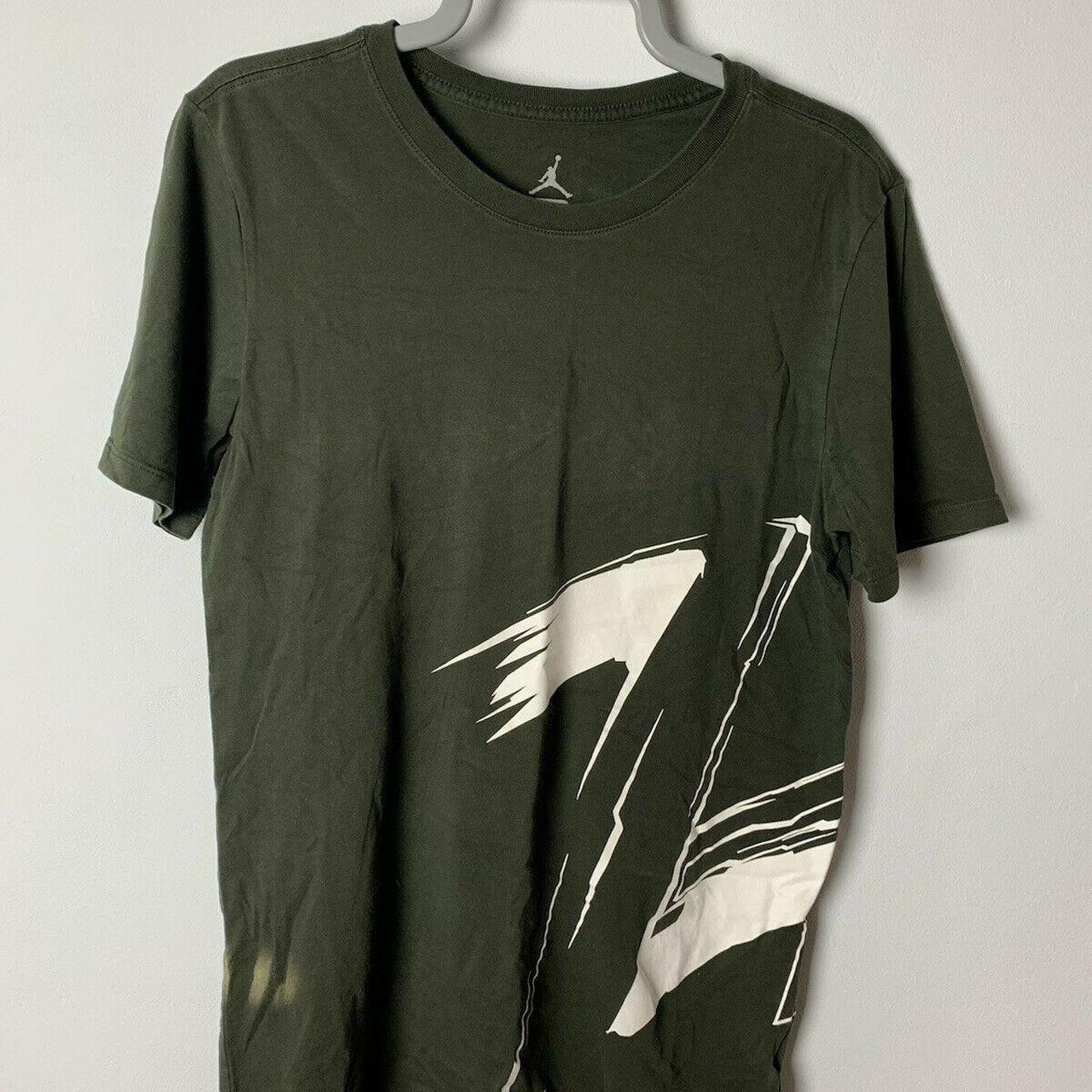 olive green jordan t shirt