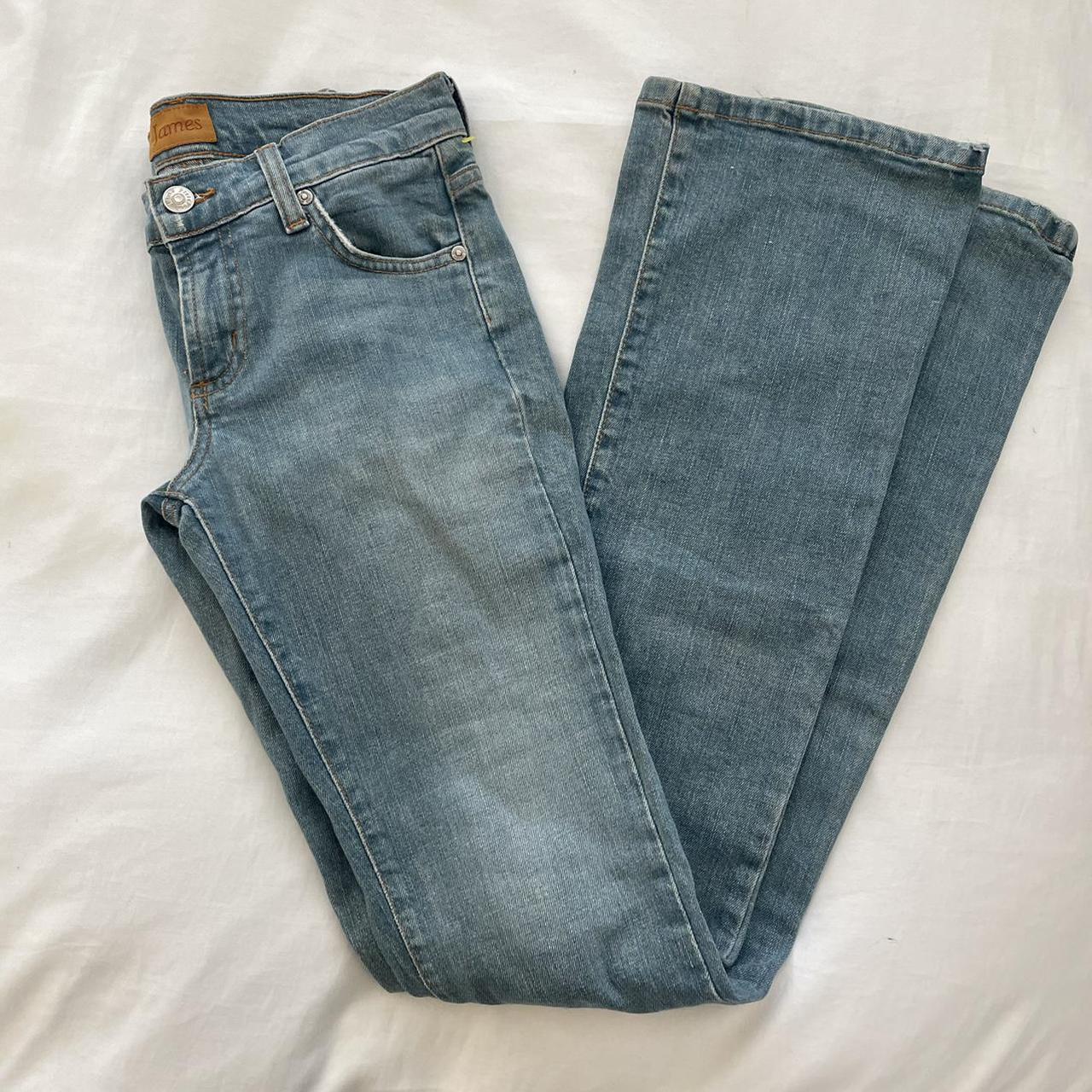 the most perfect y2k light wash flare jeans! brand... - Depop