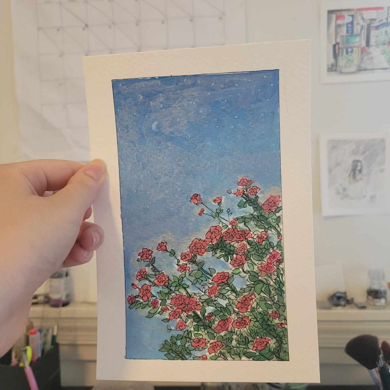 Blue and Red Paintings (2)