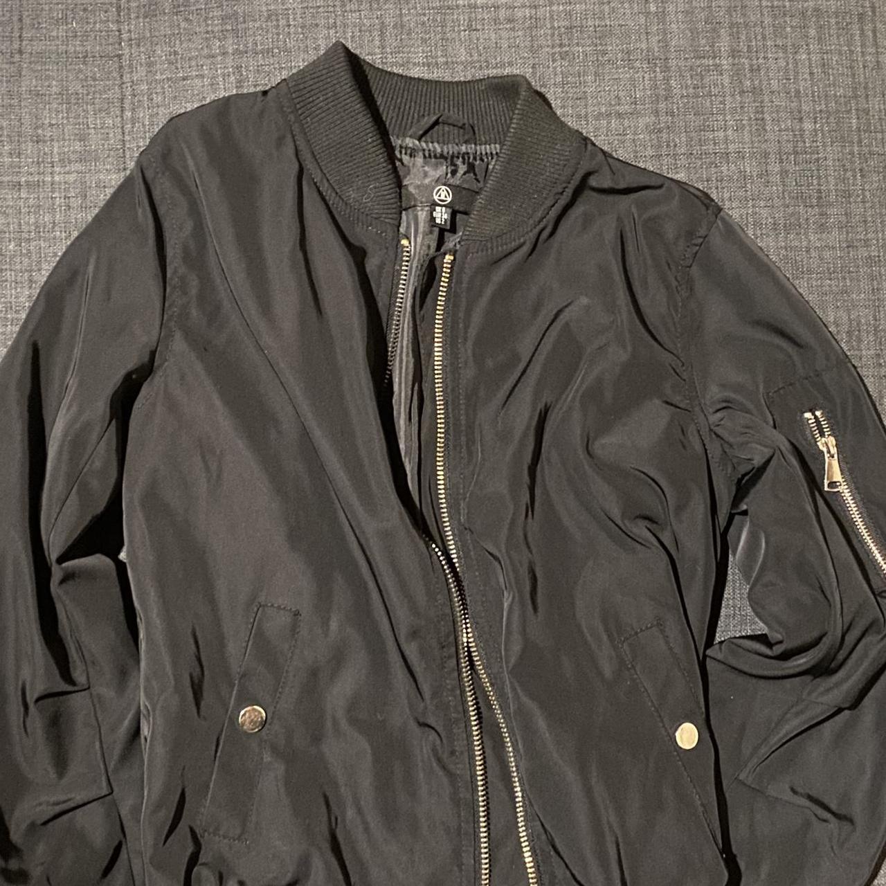 missguided black bomber jacket