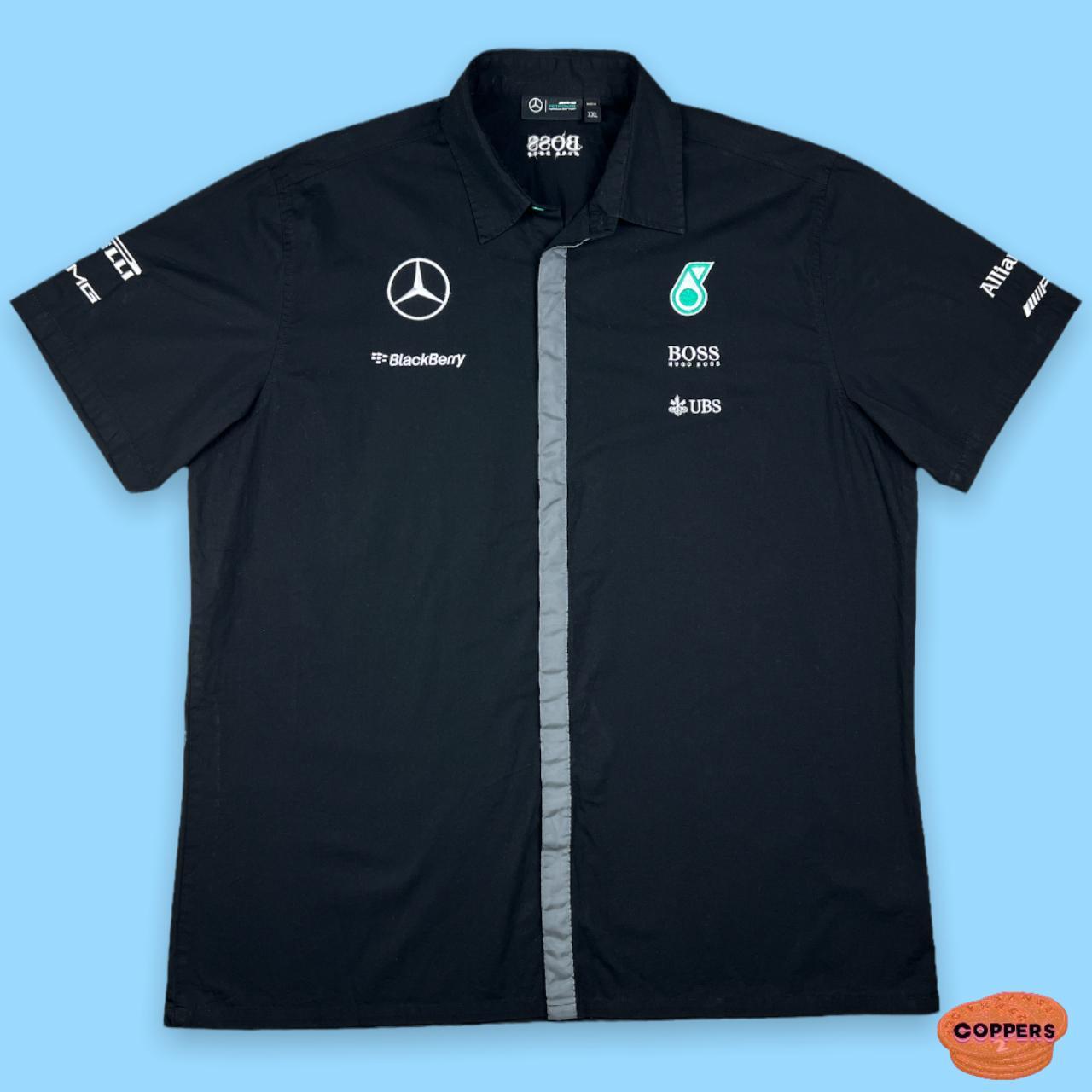 Mercedes Petronas Formula 1 button down shirt |... - Depop