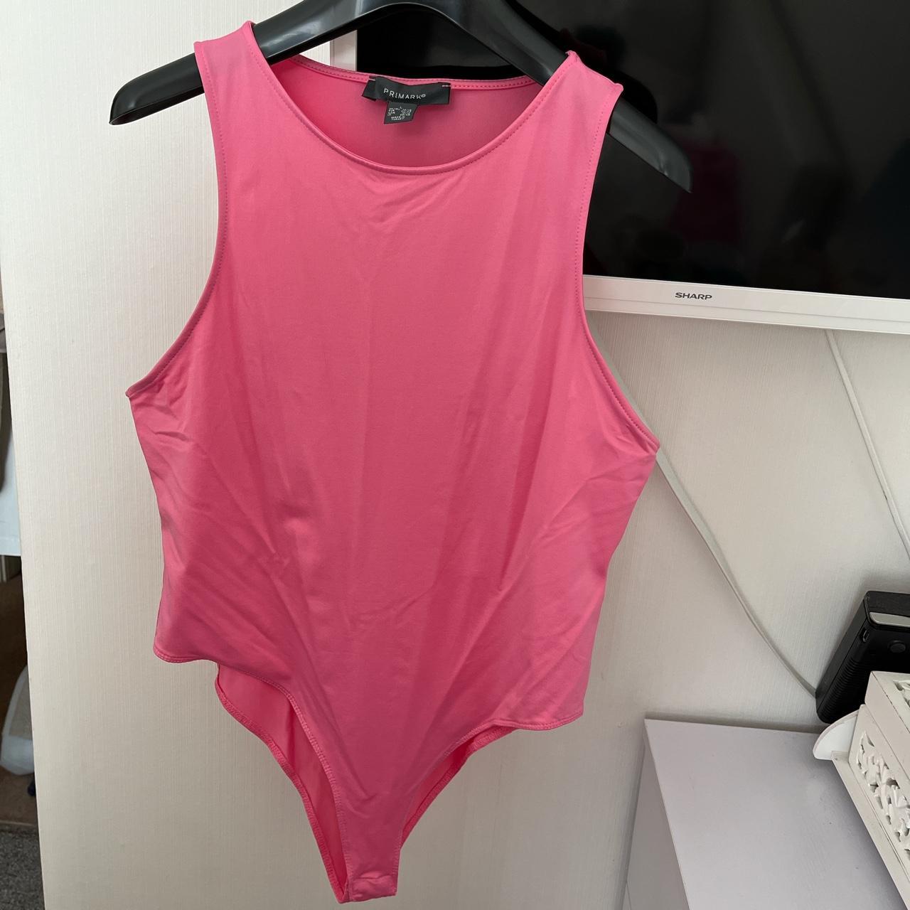 Primark bodysuit, Pink, Size large, best fit size