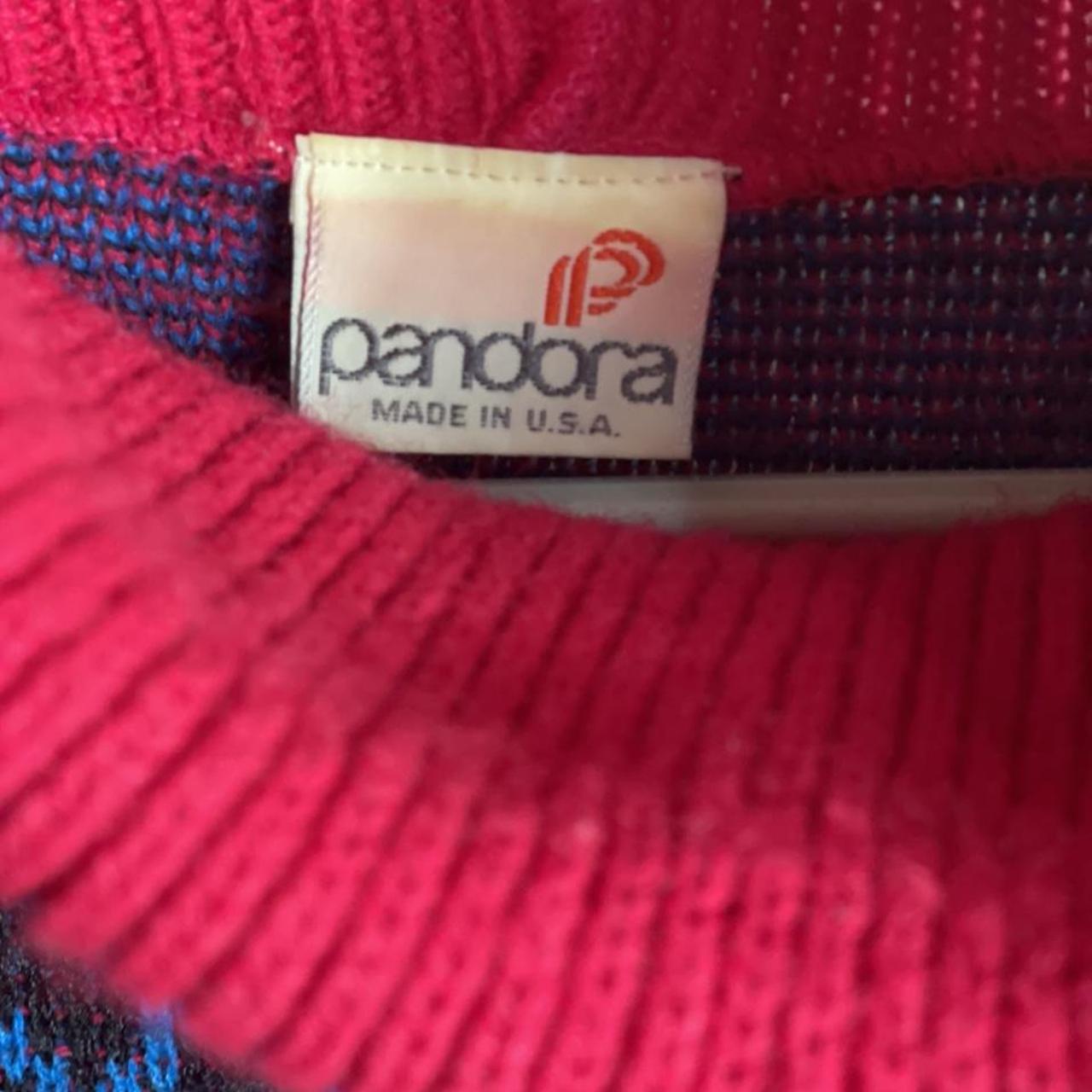 PANDORA Women's Black and Pink Jumper (4)