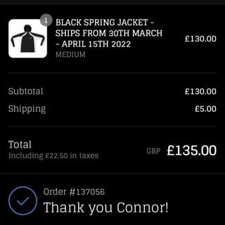 Corteiz Spring Jacket Black