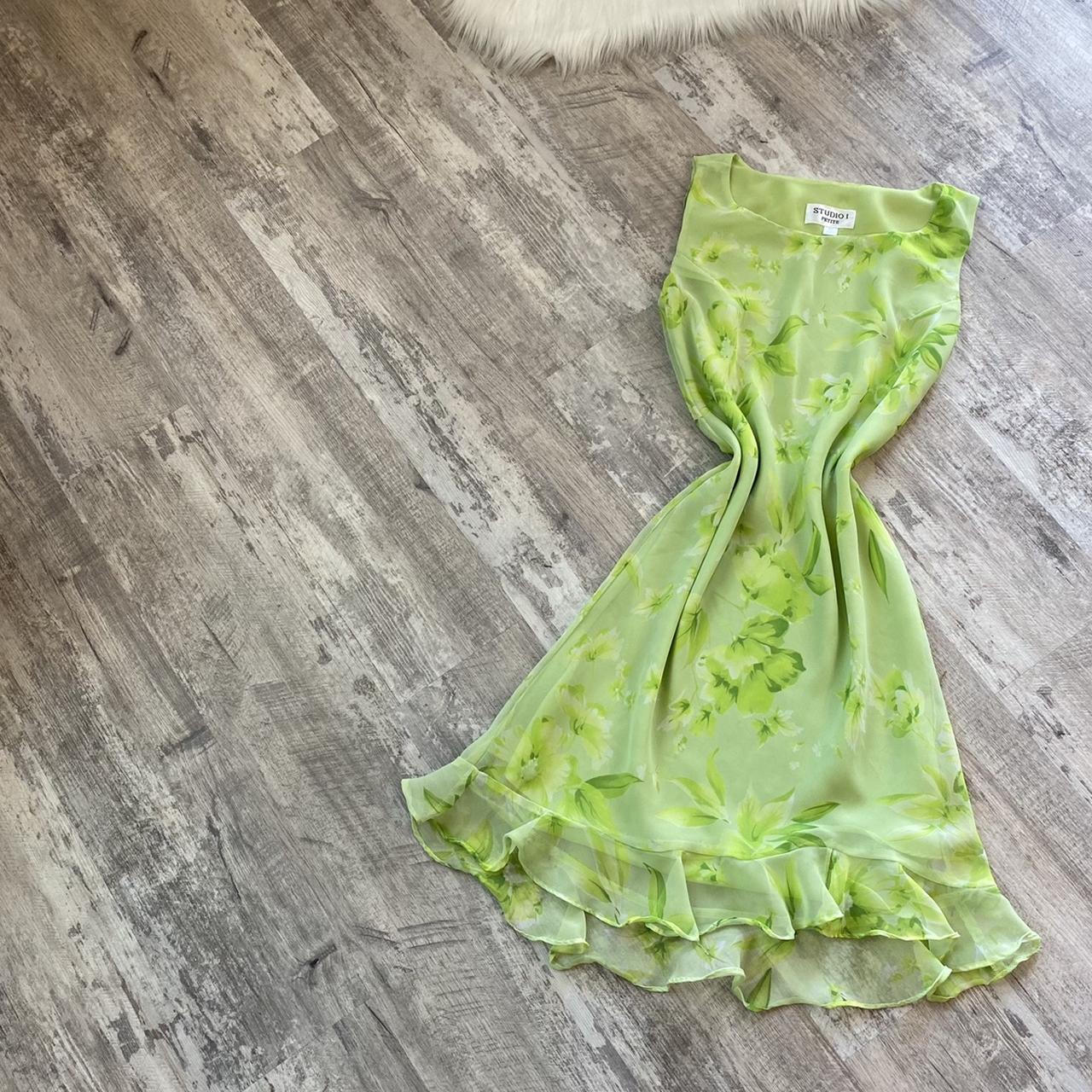 lime green summer dress