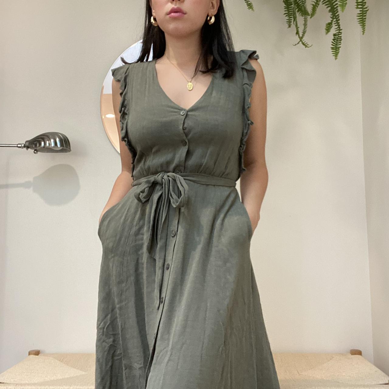 Nordstrom Women's Green Dress Depop