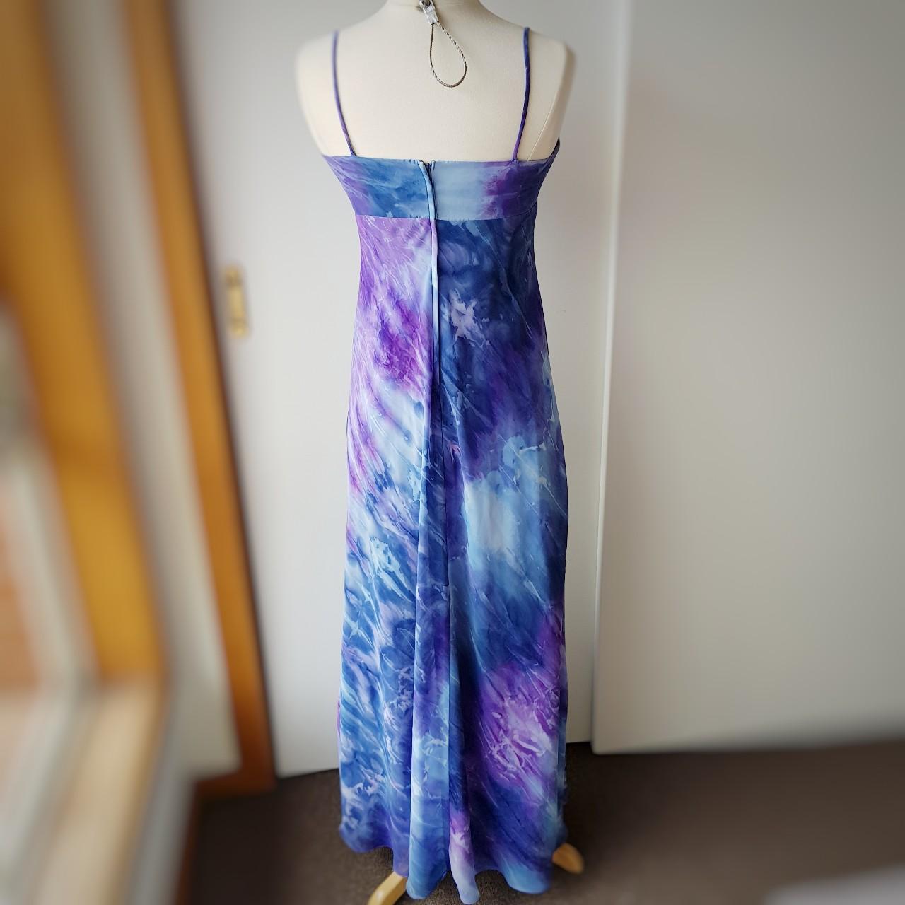 Women's Purple and Blue Dress | Depop