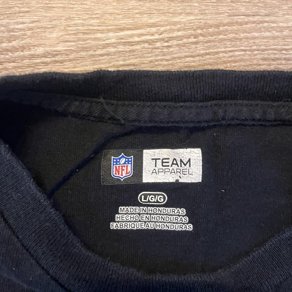 NFL Team Apparel Raiders t-shirt with big logo. - Depop