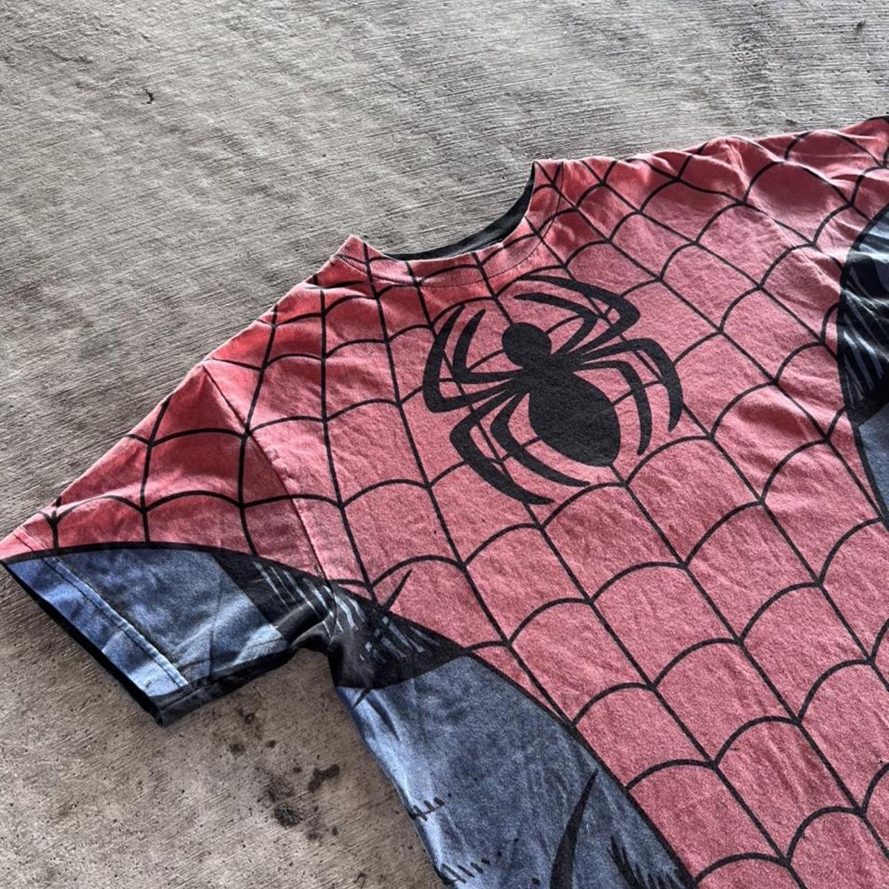 Marvel Mad Engine Spider-Man AOP tee Fits like a... - Depop