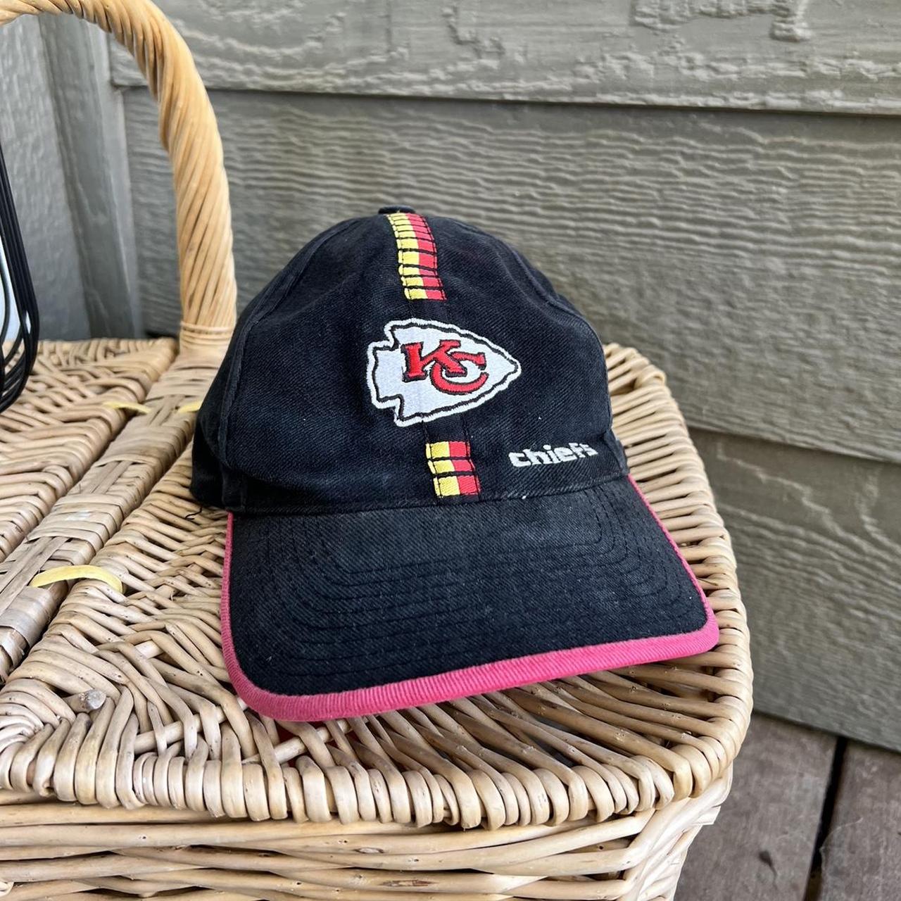 KC Chiefs fleece lined new era stocking cap, - Depop