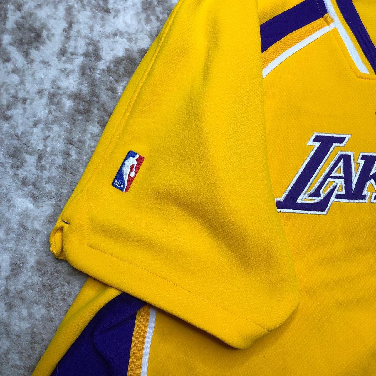 Vintage NBA LA Lakers Nike Warm Up Shooting Jersey Shirt Men XL