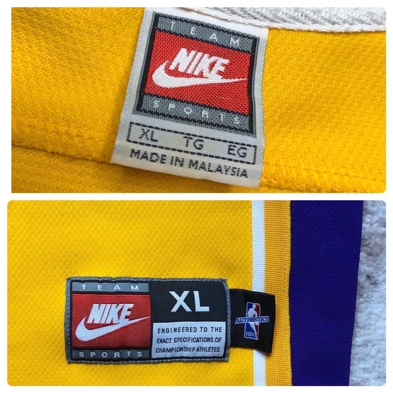 Early 2000s Los Angeles Lakers Nike center swoosh - Depop