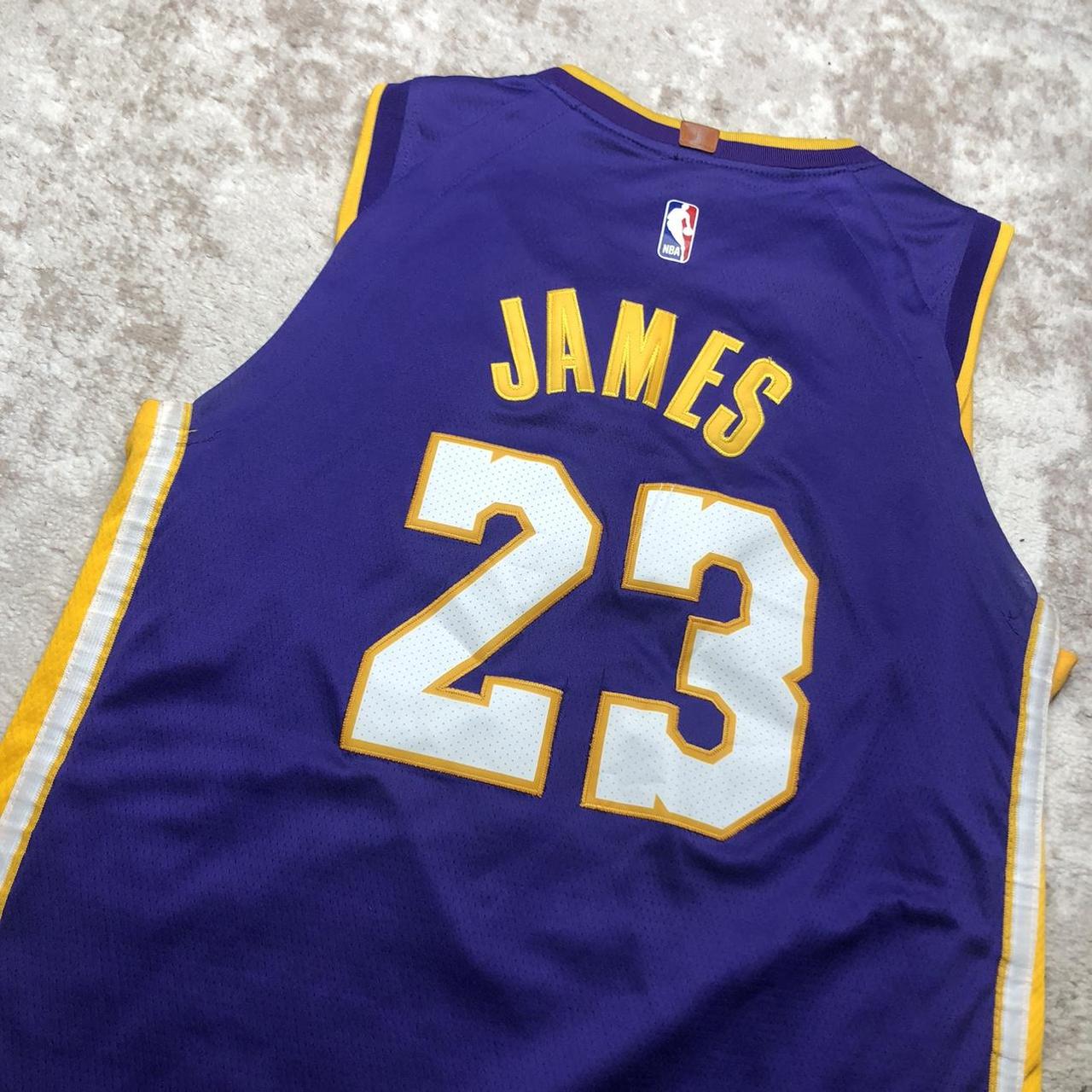 Reversible YMCA Junior Lakers #NBA Jersey No. 34 Size S - Depop