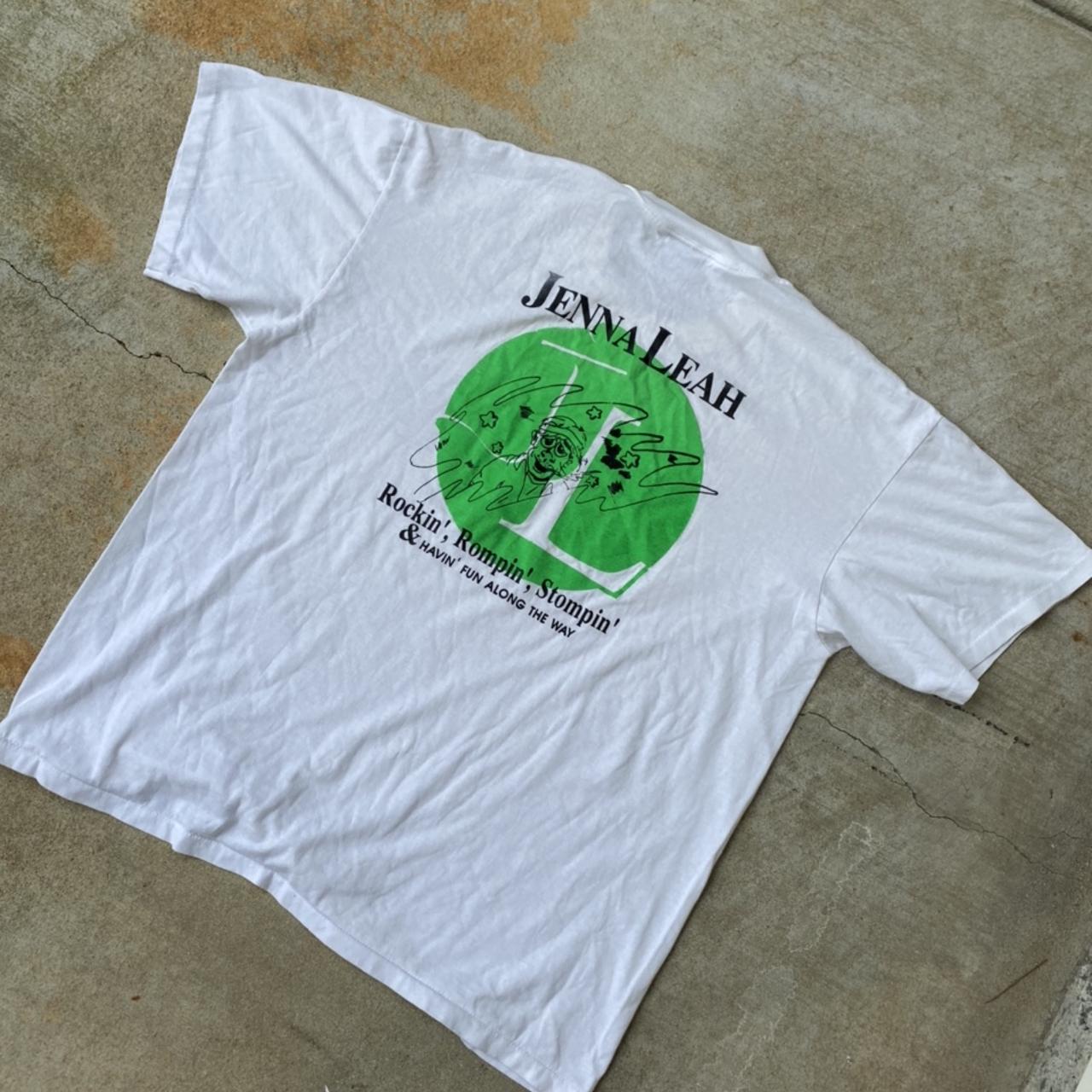 90’s Jenna Leah Tee Sick art on the back Size... - Depop