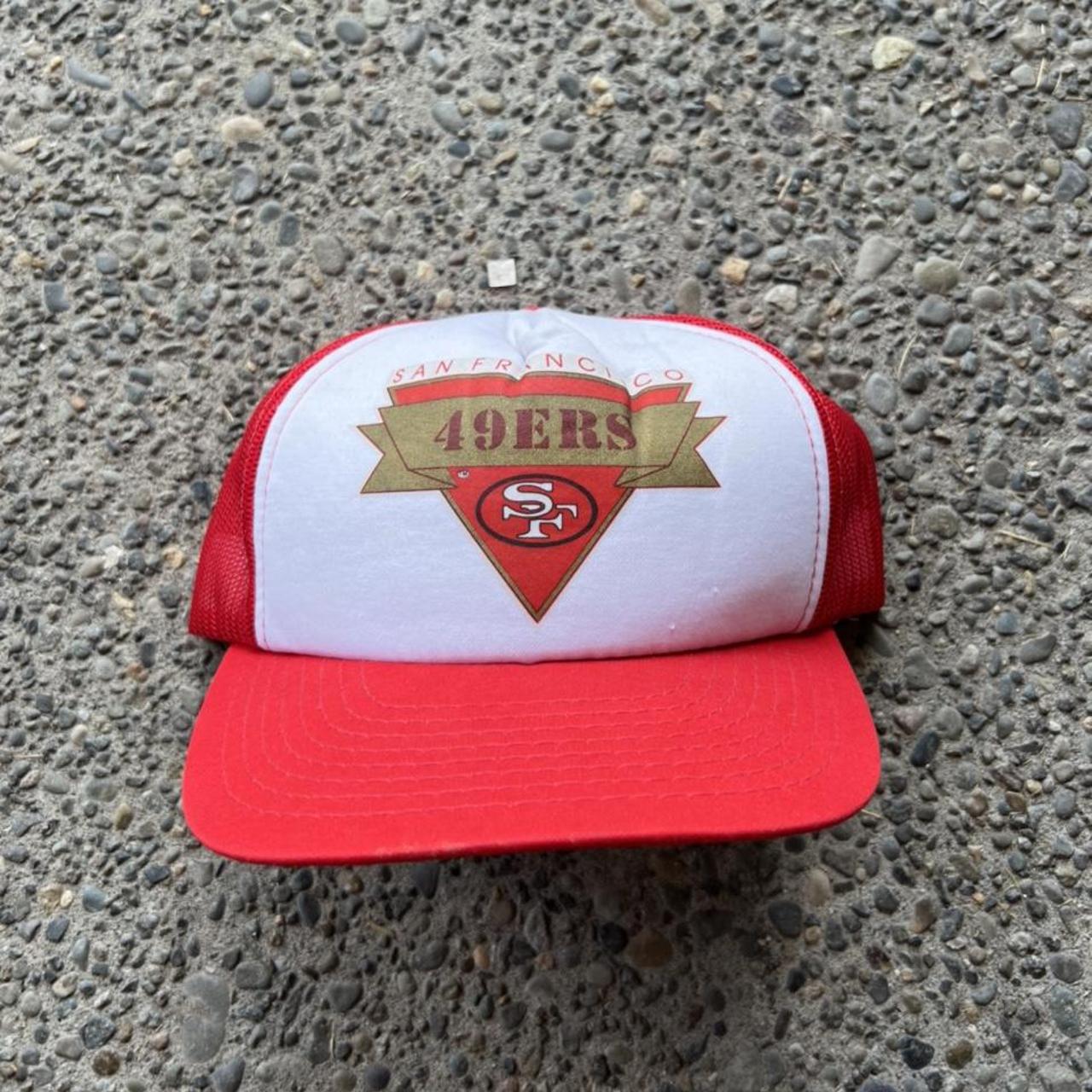 80's Vintage San Francisco 49ers Snapback Hat No - Depop