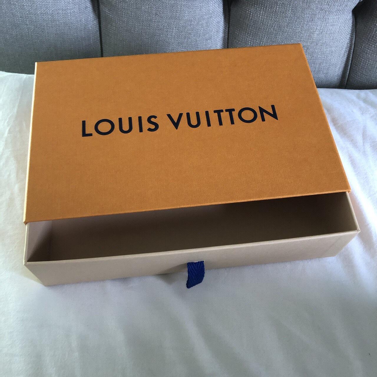 Louis Vuitton Orange Storage Slider Box, Bag & Information Slip with  Envelope