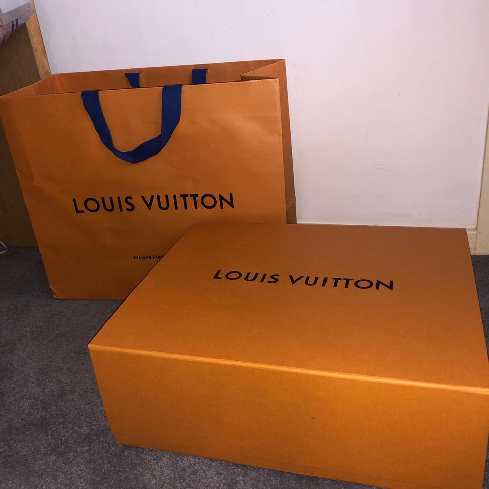 Gift Set! Louis Vuitton Authentic Storage Gift Box 5.75”x 5”x1.5” Dust Bag