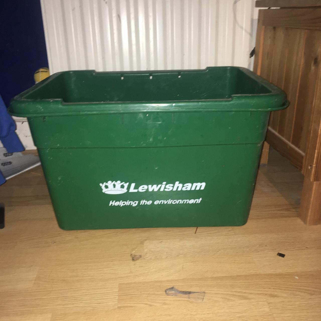 OLD LEWISHAM COUNCIL RECYCLING BIN 🗑🤣 BLUE BOROUGH... Depop