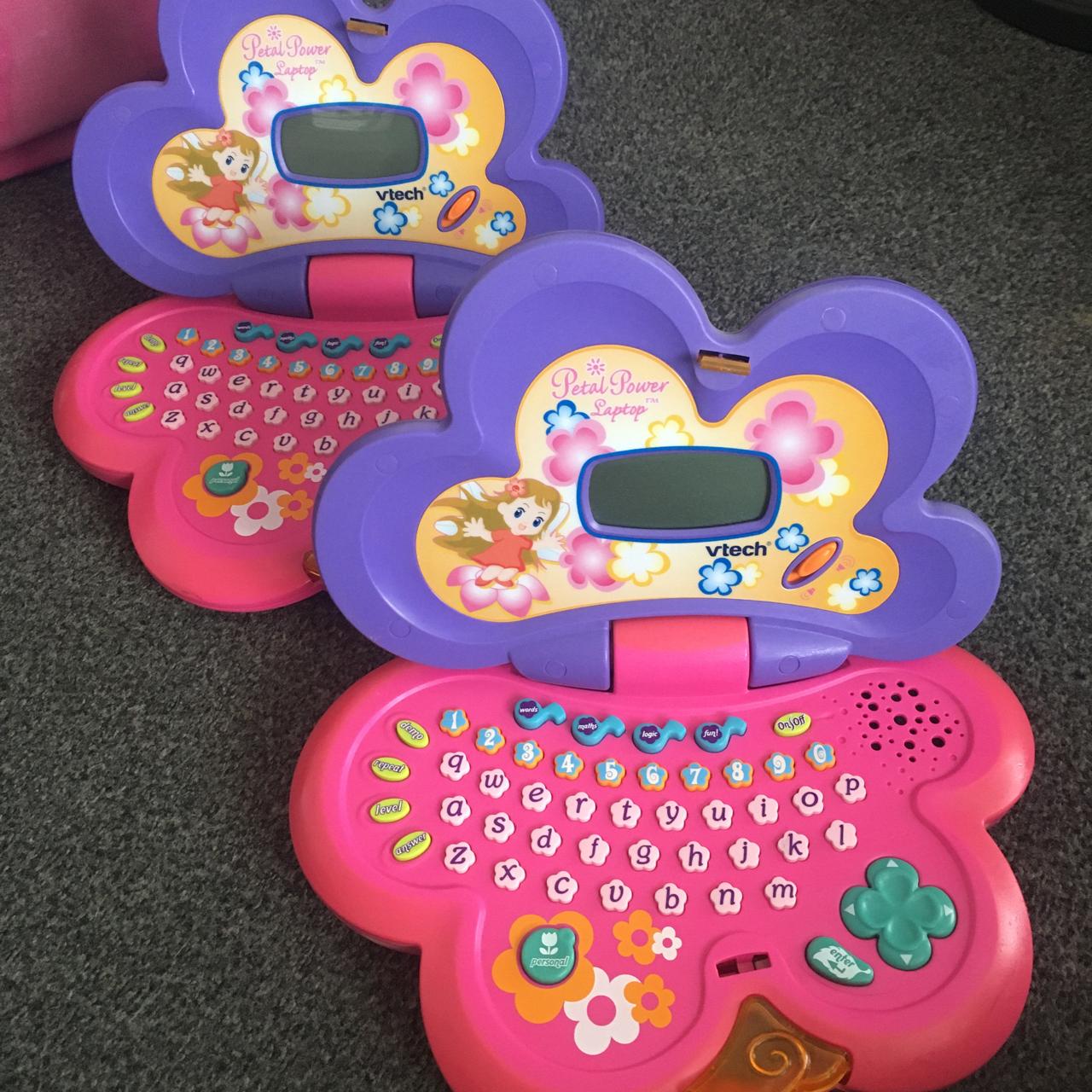 Vtech Petal Power Laptop,used both work good... - Depop