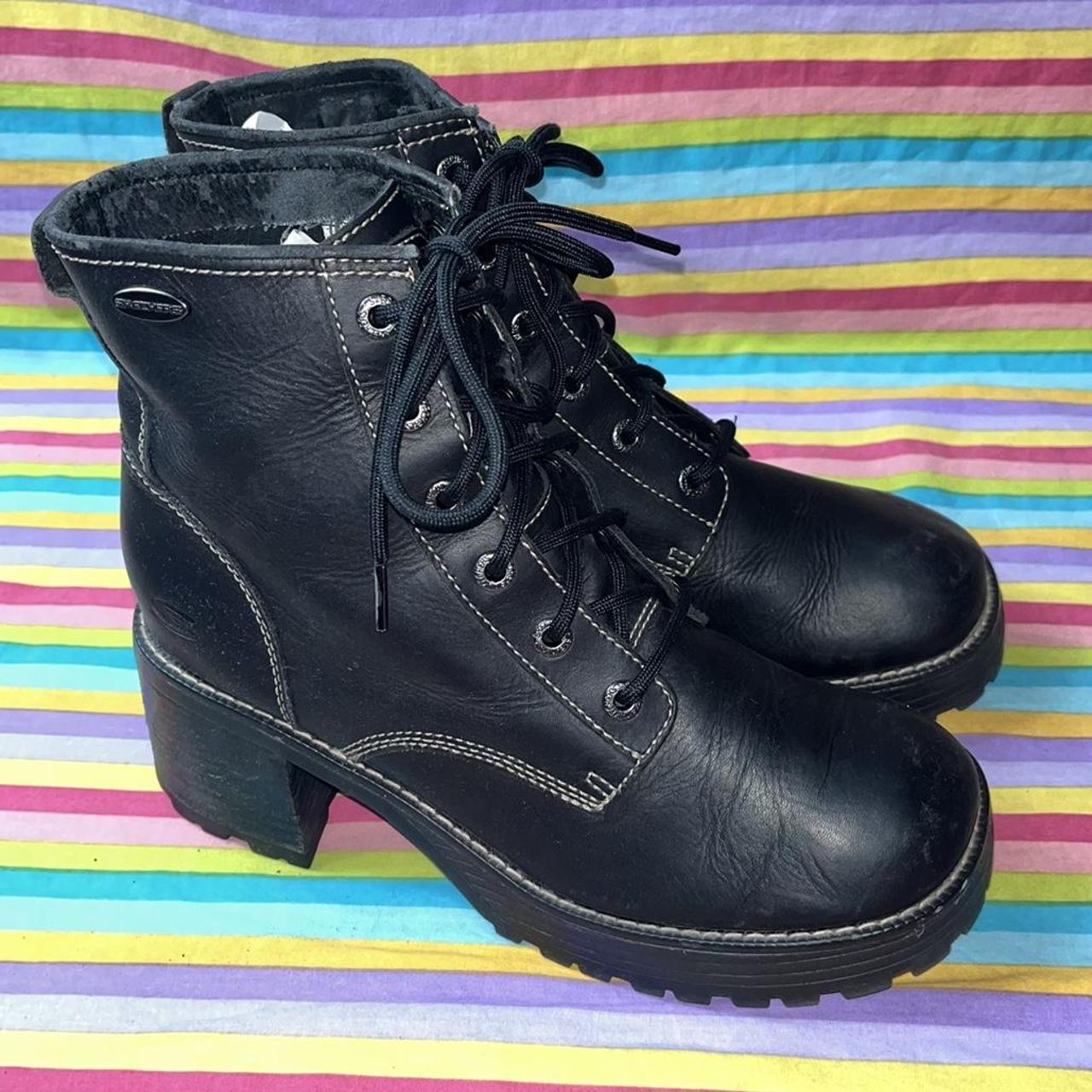 chunky platform skechers