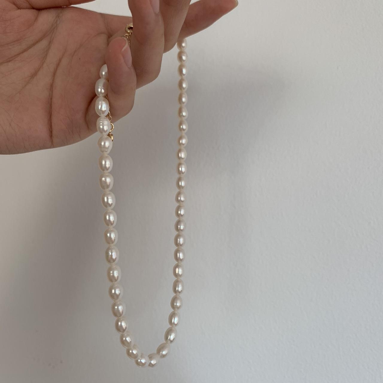 Depop pearl store necklace