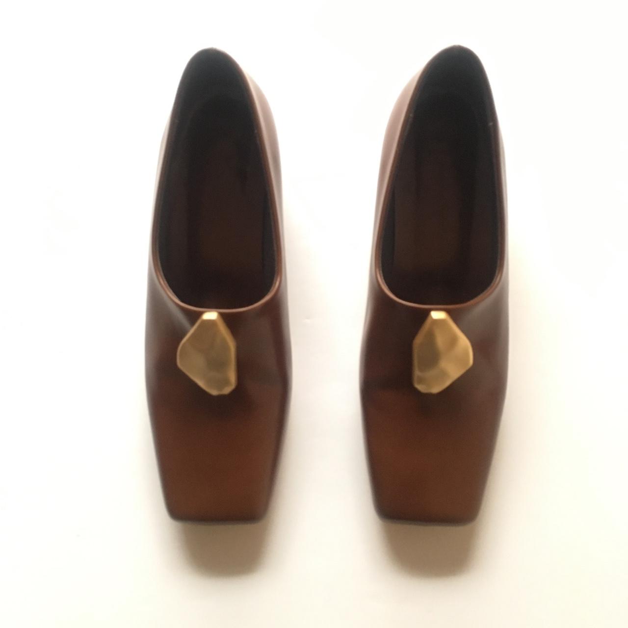 Osoi Margot Brown Heels. New and never used. Elegant... - Depop