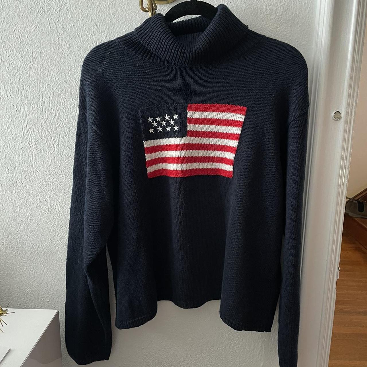 POLO RALPH LAUREN Flag Logo Crewneck, Multi