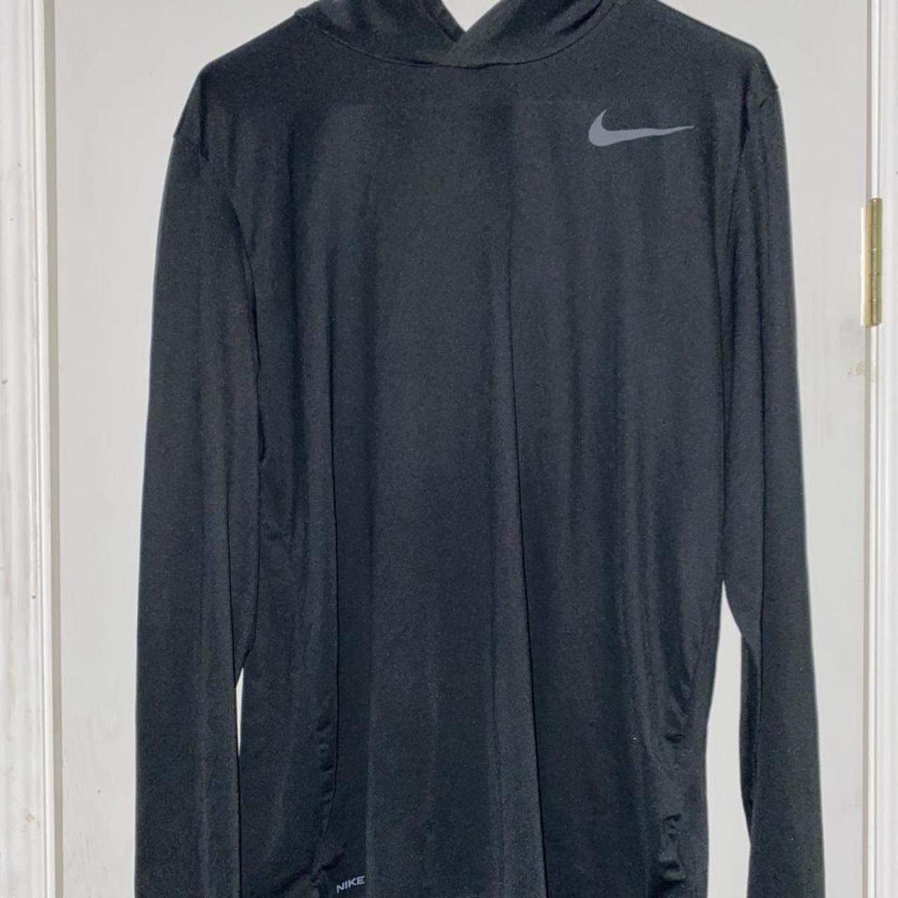 Nike Pro long sleeve hooded shirt #nikepro... - Depop