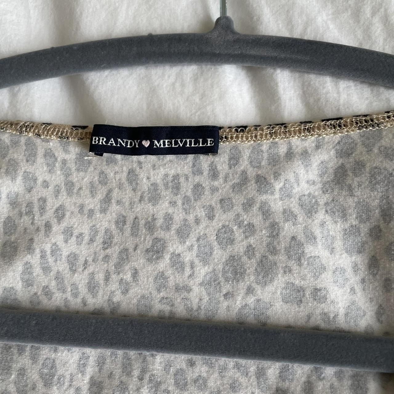 Brandy Melville Cheetah Wrap Top #brandymelville... - Depop