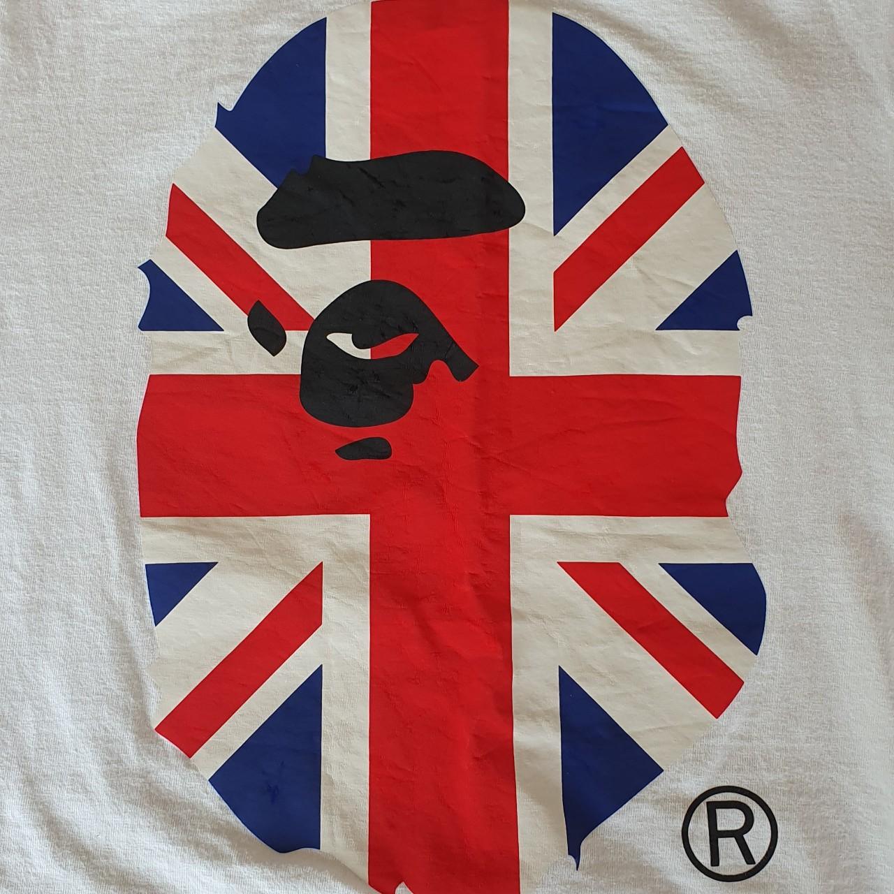 bape union jack tee