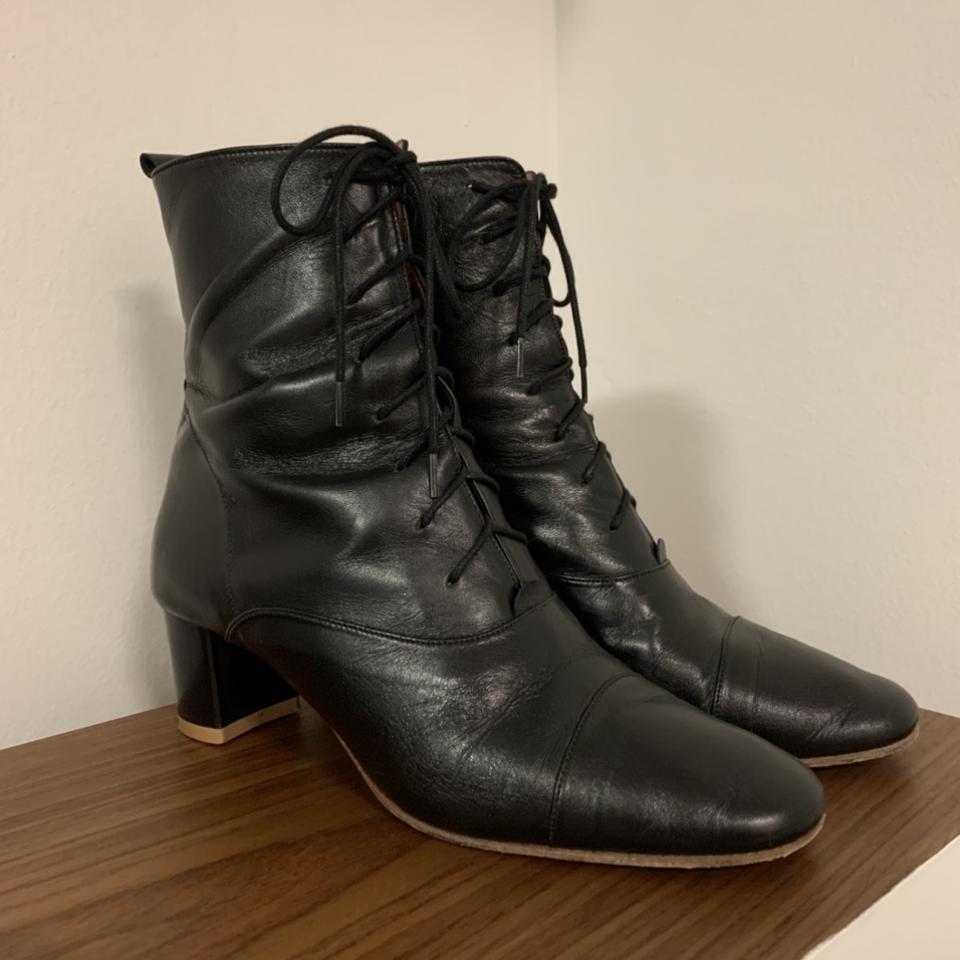 By Far lada boots in black. 100 Italian leather Depop