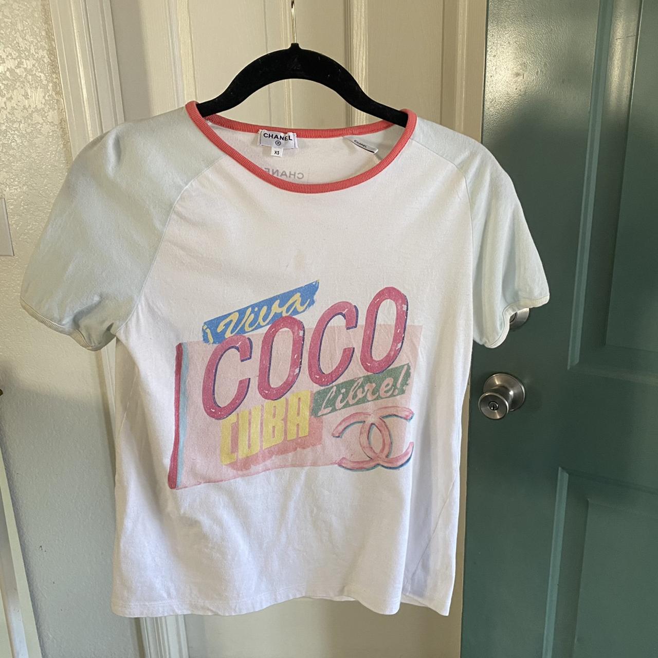 authentic chanel t shirt