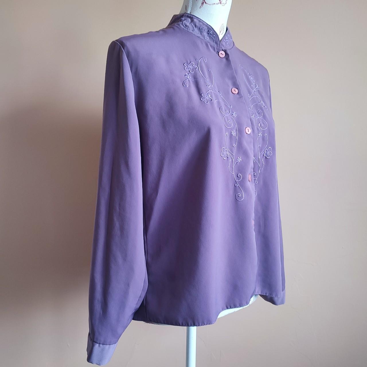 Women's Purple Blouse | Depop