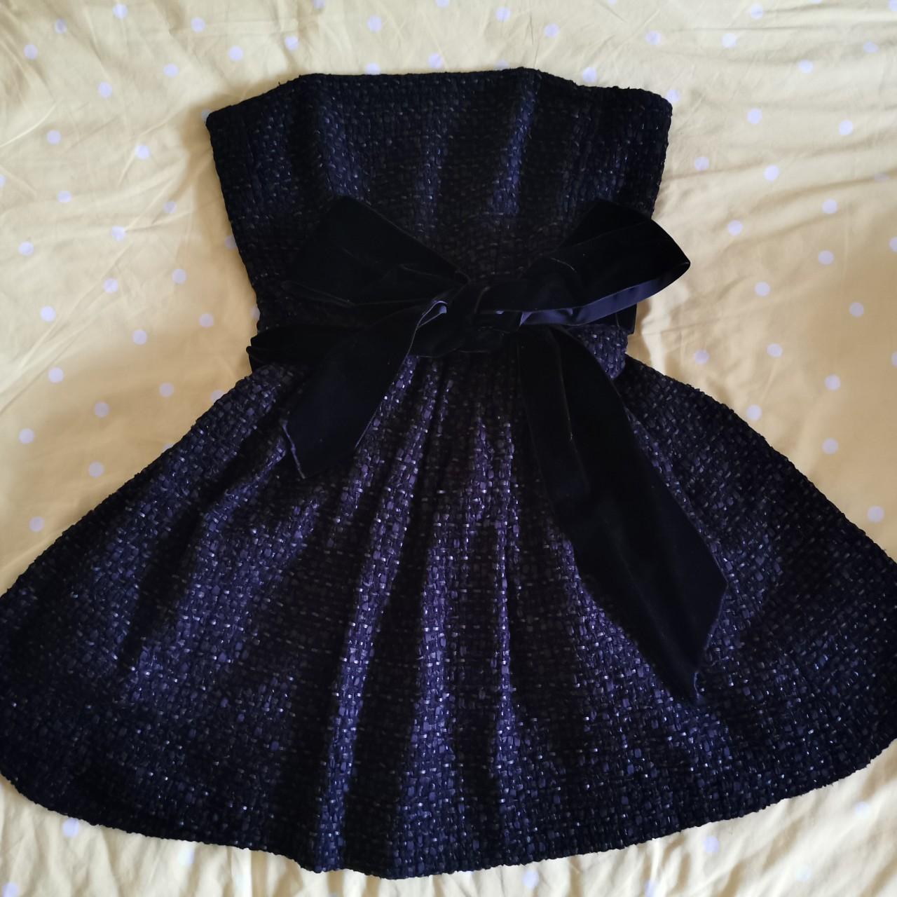 Jack Wills size 10 tweed strapless dress with