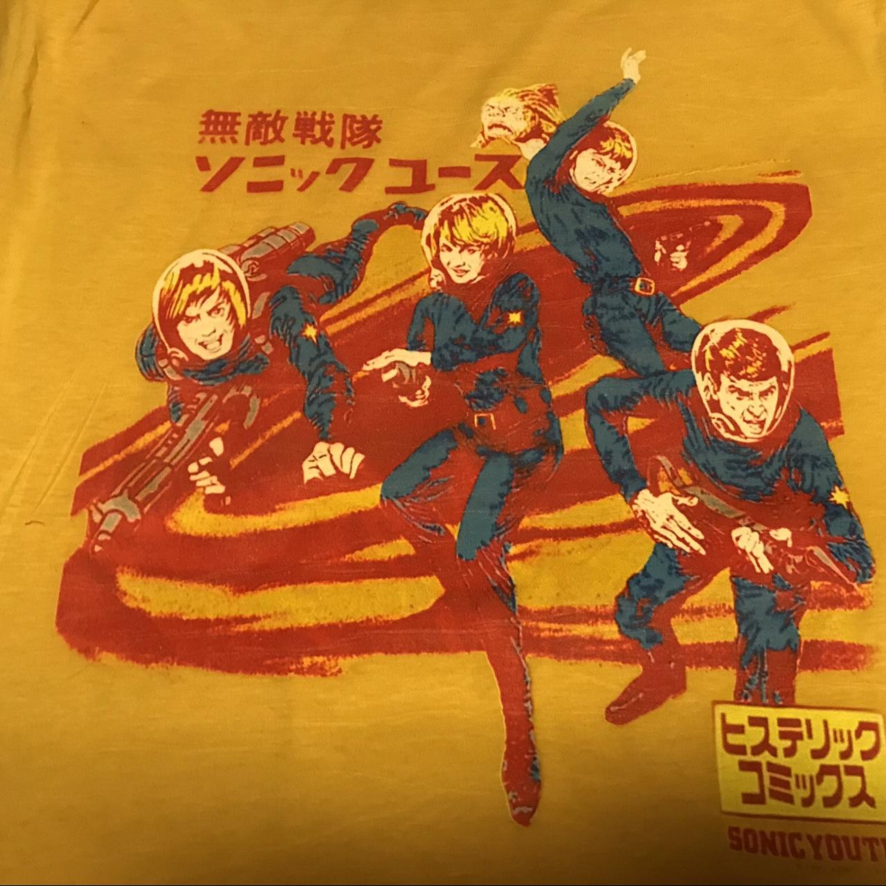 Sonic Youth Hysteric Astronauts 1992 yellow Medium....