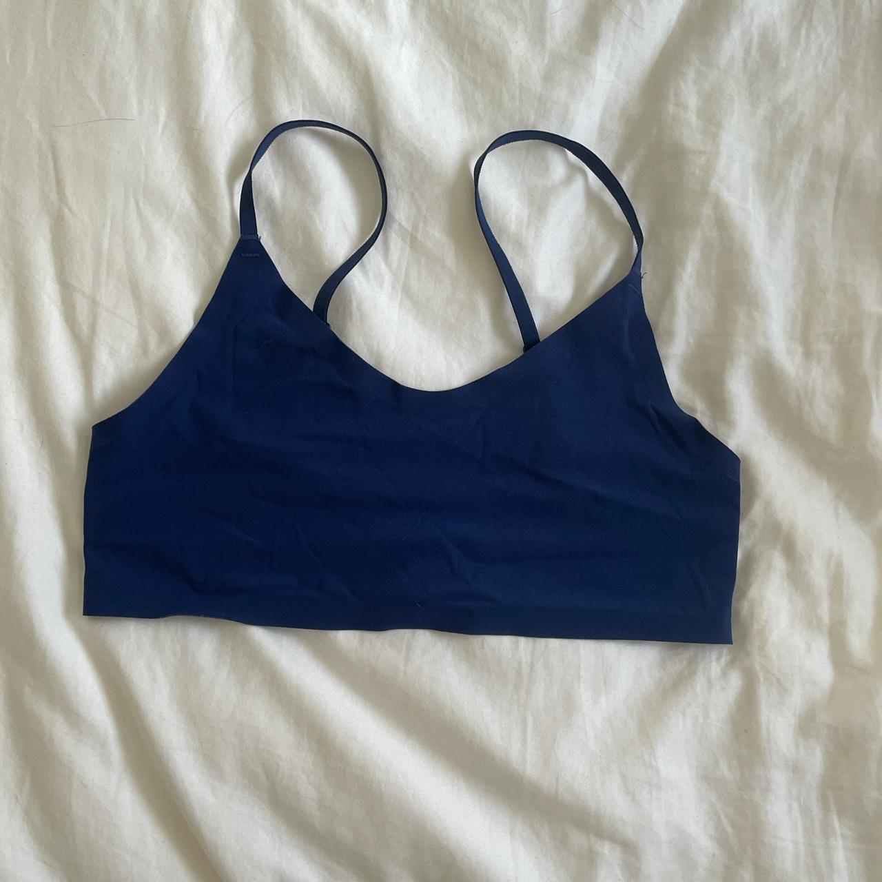 Victoria’s Secret bralette in navy Super thin comfy... - Depop