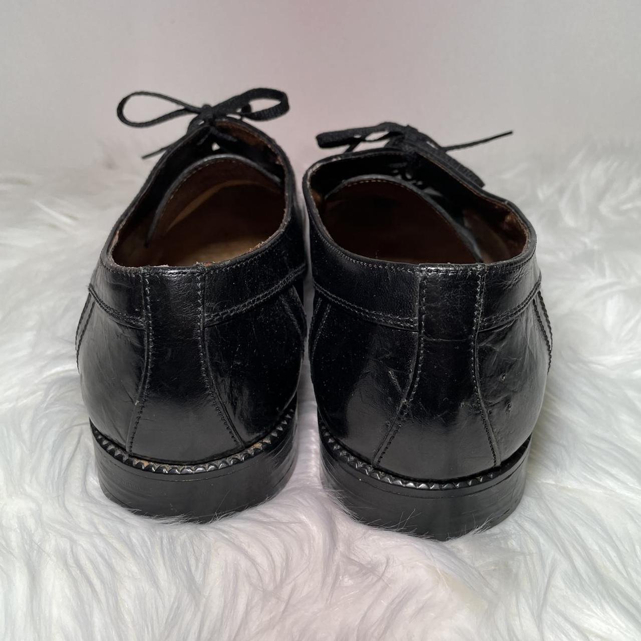 Giorgio Brutini Private Collection Black Leather... - Depop