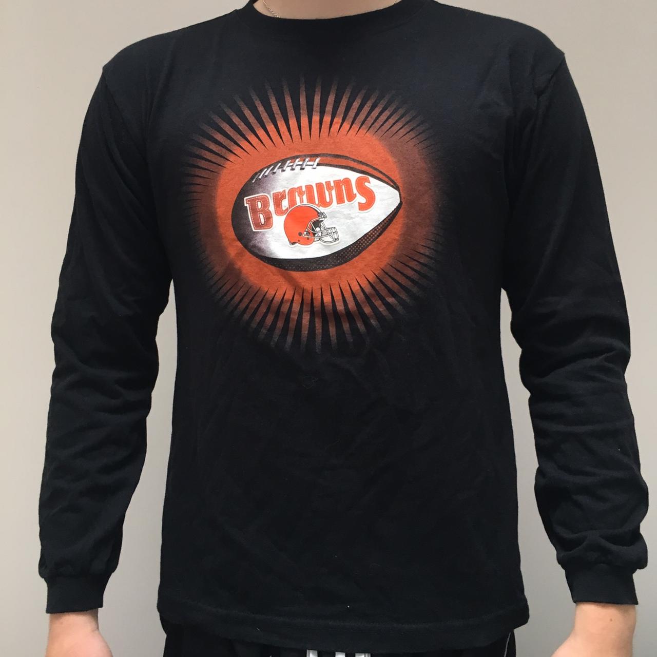 Cleveland Browns Retro Long Sleeve Nfl Official team - Depop