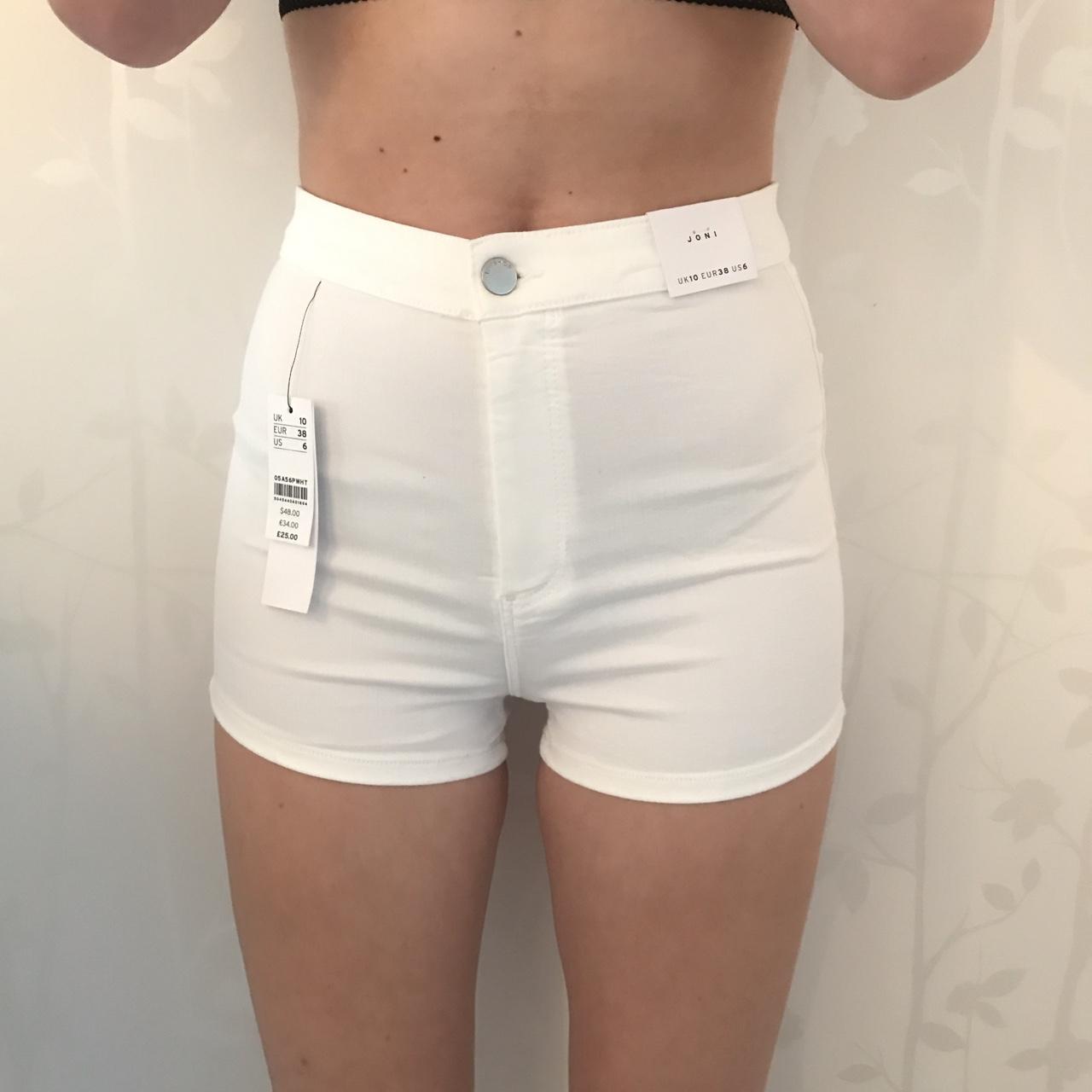 White joni hot sale shorts