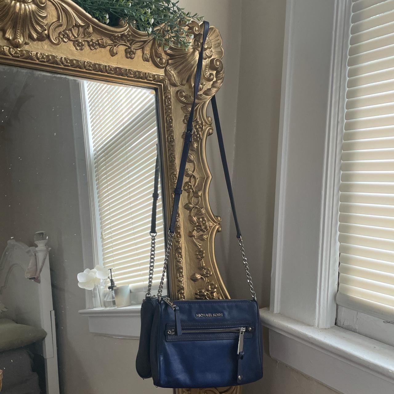 Mk sling bag store blue