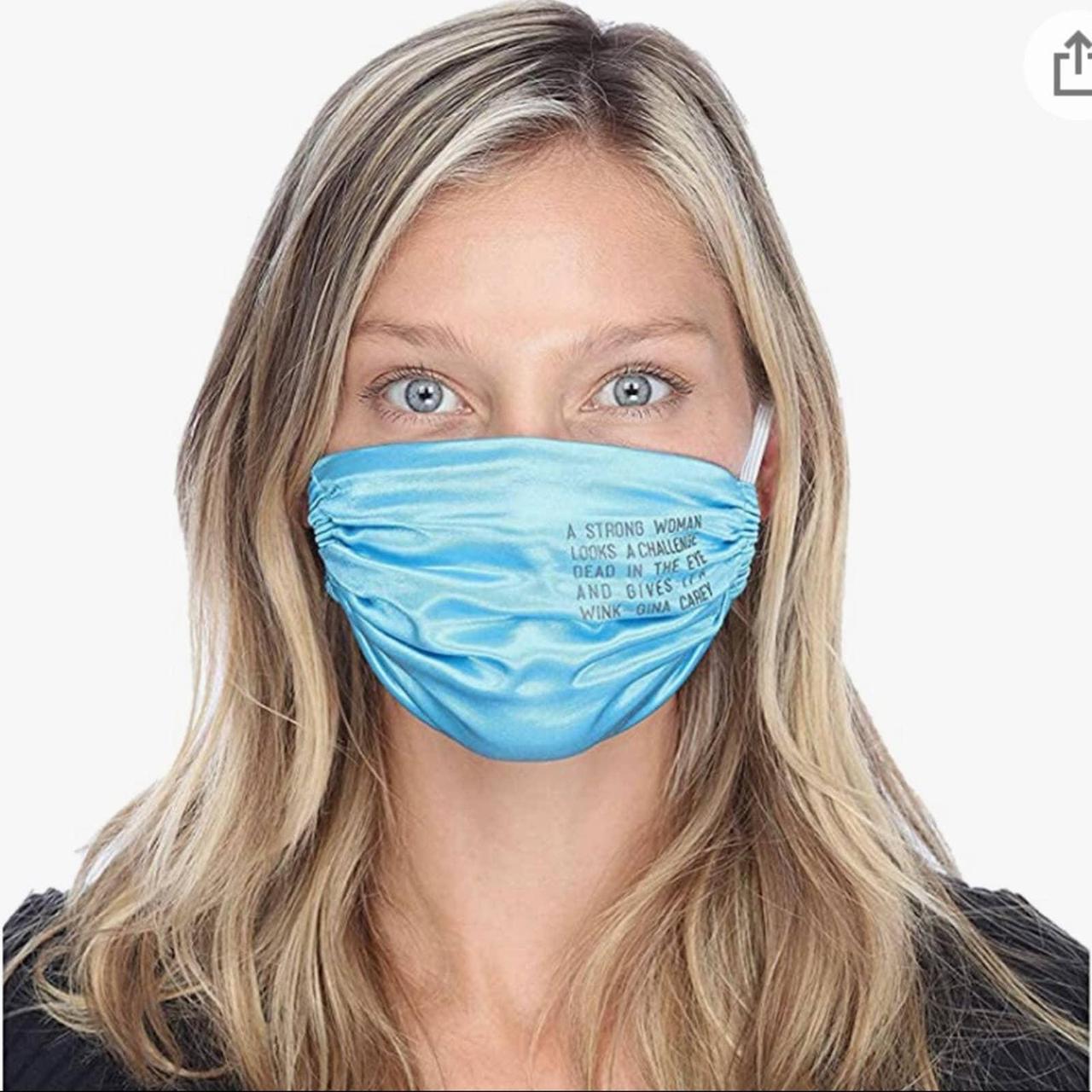 Product Image 1 - Turquoise colored facemask Reusable machine