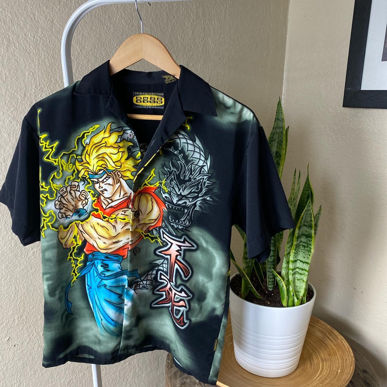 dragon ball z bowling shirt