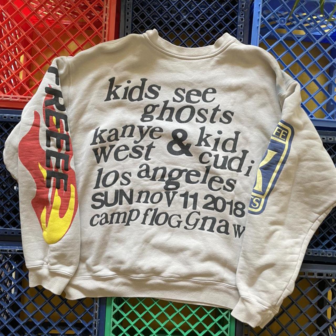 Kids See Ghosts Cactus Plant Flea Market sweatshirt... - Depop
