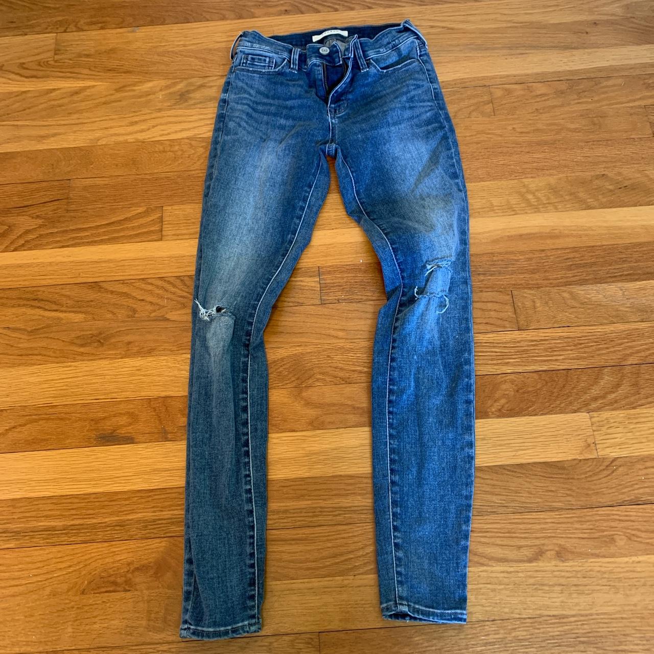 Pacsun jeans with knee rips pacsun Depop