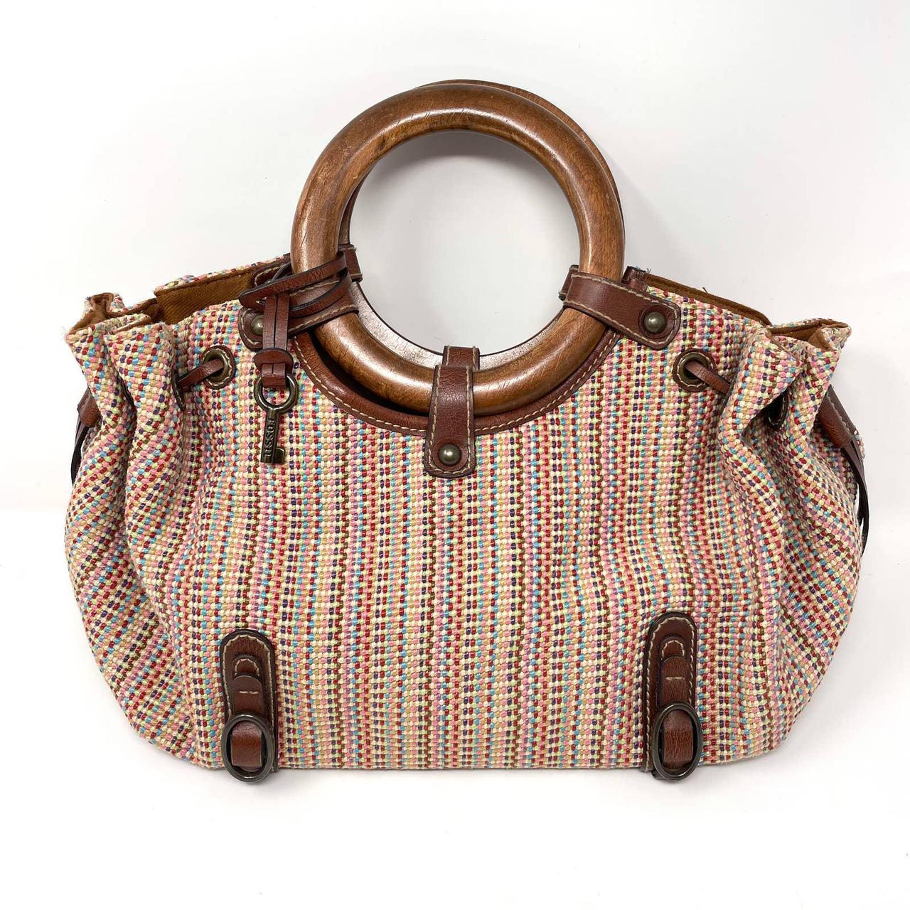 Fossil on sale woven bag